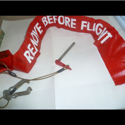 REMOVE BEFORE FLIGHT Pin Safety 